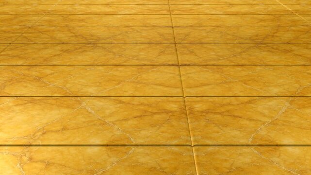 Bright movement over Giallo Siena yellow marble tiles seamless pattern background rich golden stone texture for warm Mediterranean architecture projects