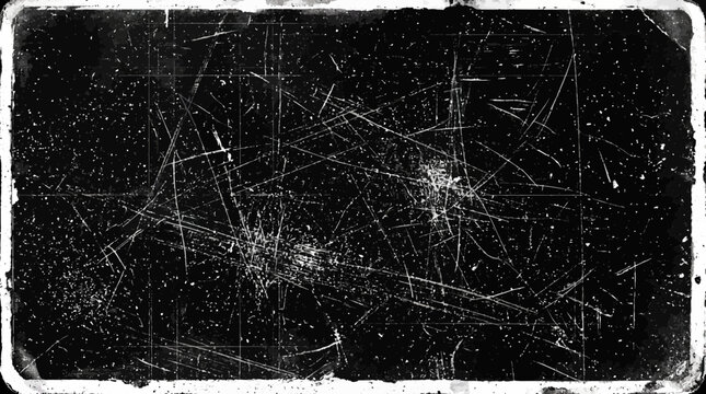 Distressed grunge overlay with scratches and scuffs for texture and visual effects