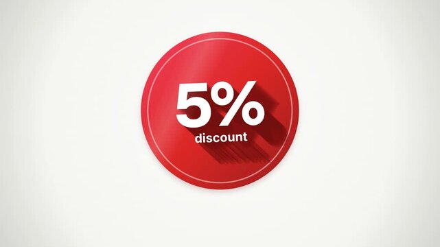 Creative 2D commercial marketing animations featuring special promotional discount offers and premium web interface metrics. Ideal for boosting e-commerce sales and business data displays.