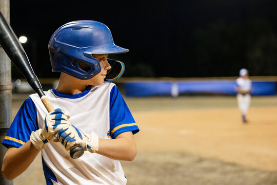 Young Player Readies to Bat