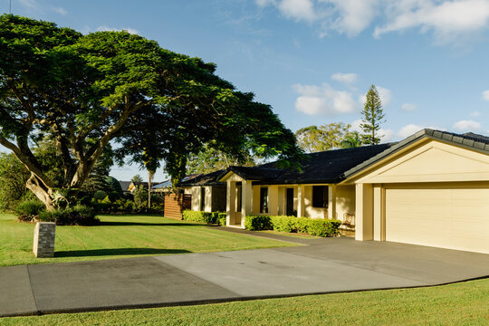 House with lawn in New South Wales