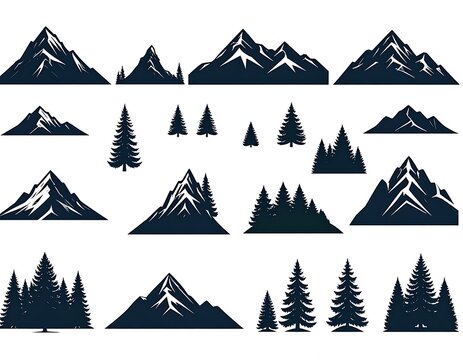 Mountain range graphics