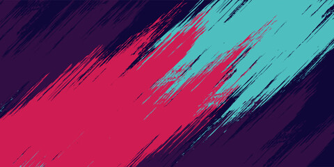 neon background brush game blue pink purple banner abstract paint stain vintage modern car wrap sticker, vector. © nopi