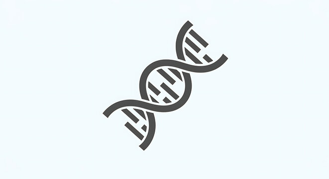 Dna helix genetic code icon with genetics molecule chromosome biotechnology research scientific laboratory innovation chemistry structure analysis evolution sequencing development