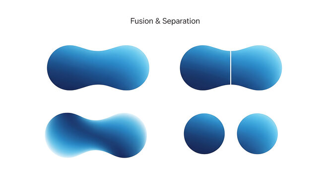 Cellular division process illustrated concept with division separation biological research microscopic development structure morphology abstract education genetics laboratory organism