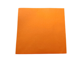 Fototapeta premium Bright orange square fabric texture