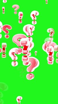 Abstract composition of floating metallic question marks representing uncertainty, curiosity, and search for answers in modern digital space. Ideal for business, education, and problem-solving themes