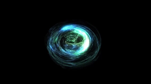 Radiant energy liquid sphere with bright rays, magical plasma glow, abstract atomic science orb with moving particles and waves, futuristic digital background for virtual assistant, seamless 4k loop