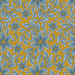 Fototapeta premium seamless floral pattern