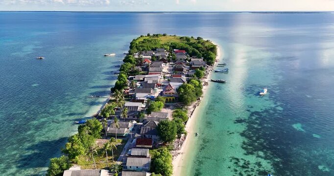 Drone Perspective of Indonesia's Lesser-Known Tropical Island Paradise