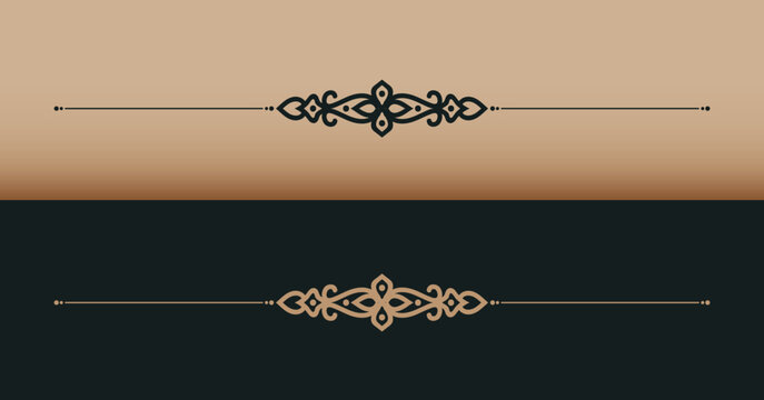 Royal text and page floral divider design background