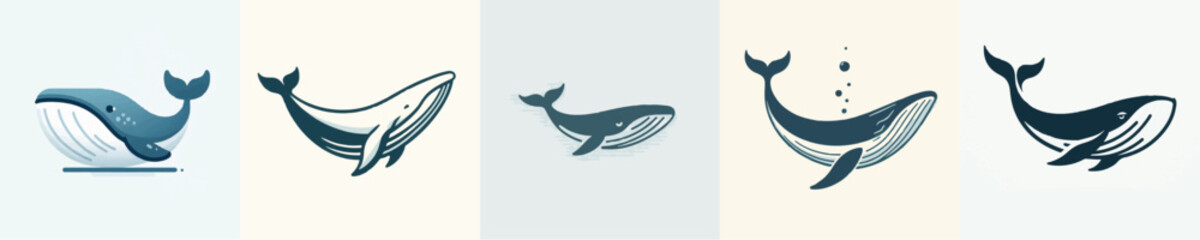Whale Vector Illustration © Fajar