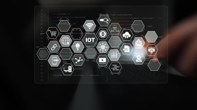 AI and IoT form an intelligent digital infrastructure linking data, connectivity, analytics, blockchain, cloud, and security systems in a seamless network. Marrow