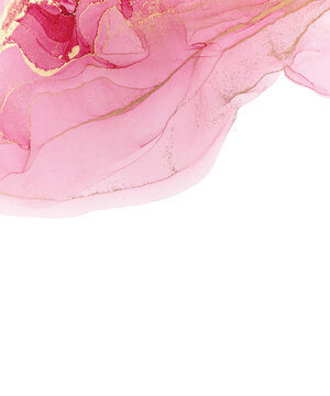 pink baby mozaic watercolor background 