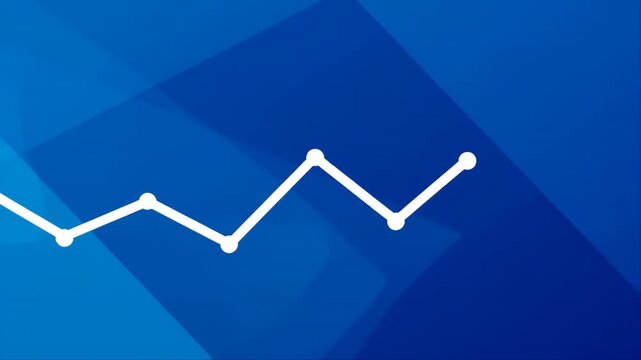 Minimalist Abstract Visualization of a Clean White Arrow on a Blue Gradient Background Featuring Design, Digital, Graphic with Illustration