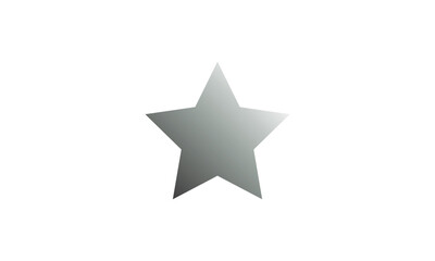 Obraz premium simple creative gradient star vector design.