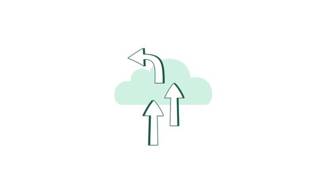 Cloud Database and Storage Animation for Modern Digital Infrastructure