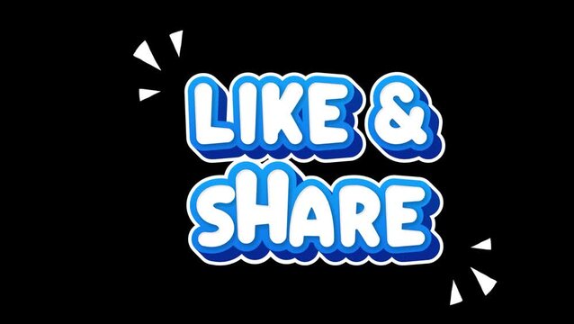Like and share 