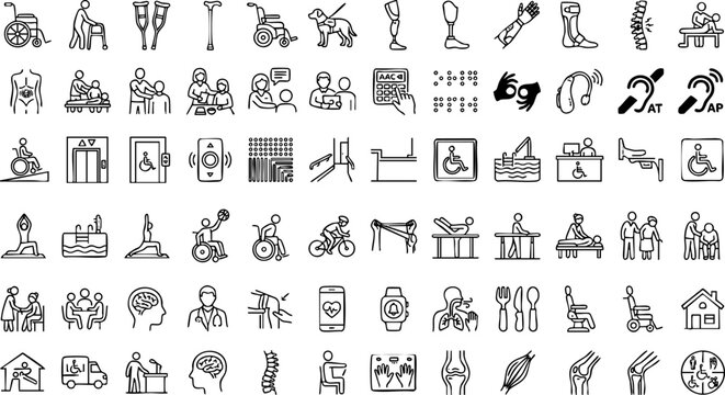 Educational training and professional development line icons for business and e-learning