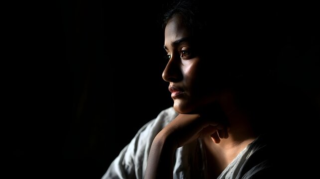 A compelling ic scene defined by dramatic lighting and a thoughtful moody atmosphere