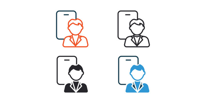 possible icons outline and Flat Style,transparent background
