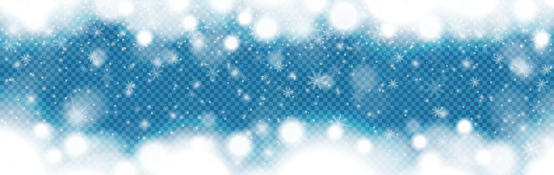 Navy transparent winter snowstorm sky mesh gradient. Ice snowfall swirl snow frozen effect overlay. Magic dust particles. Christmas and New year spotlight abstract pattern. Vector illustration