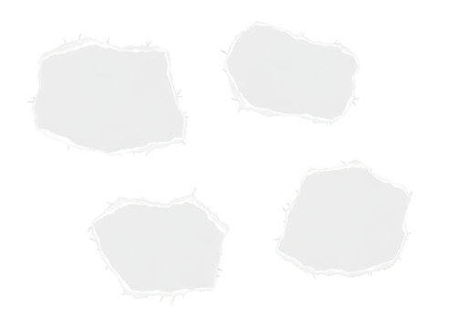 Four cotton swabs with soft white tips on both ends