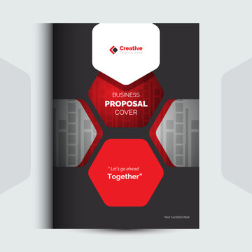 Corporate Business Proposal Cover Design Template concept