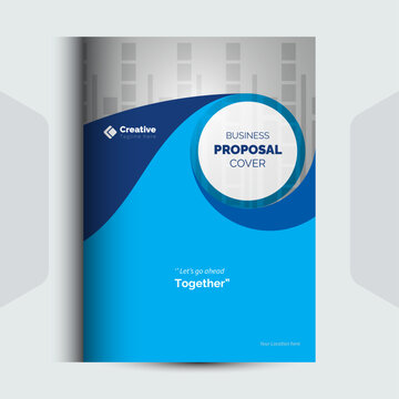 Corporate Business Proposal Cover Design Template concept
