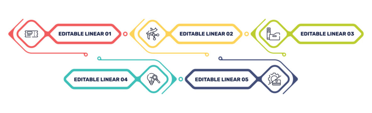business management outline icon set featuring files and folders, wholesaler, pin code, opinion icons.