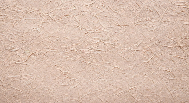 Beige banana fiber paper texture with visible organic plant fibers