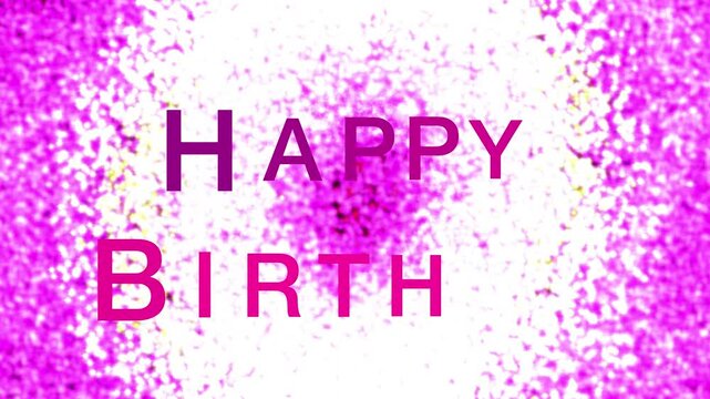 Happy Birthday Pinata Animation with Colorful Confetti Explosion