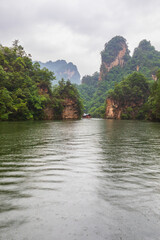 Obraz premium Zhangjiajie, China - June 07, 2026: Baofeng lake at Zhangjiajie