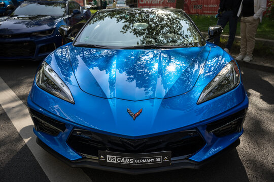 BERLIN - MAY 10, 2026: Sports car Chevrolet Corvette C8 Stingray. Classic Days Berlin.