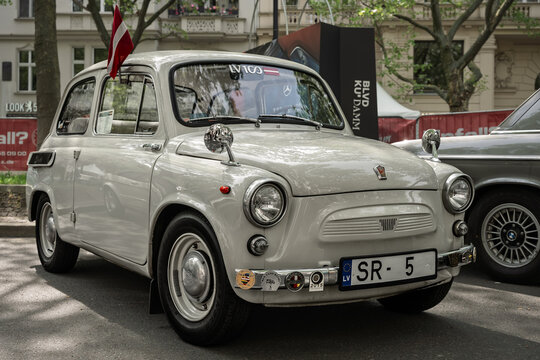 BERLIN - MAY 10, 2026: Economy car Zaporozhets ZAZ-965A, 1969. Classic Days Berlin.