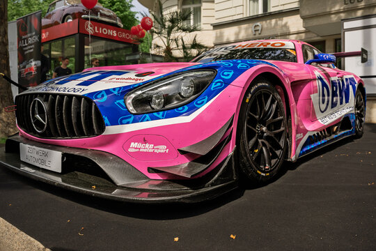 BERLIN &ndash; MAY 10, 2026: Racing sports car Mercedes‑AMG GT3. Classic Days Berlin.