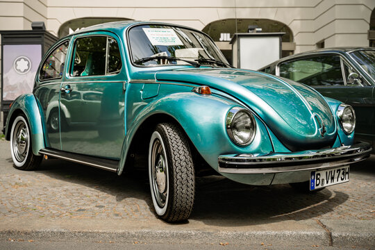 BERLIN - MAY 10, 2026: Classic Volkswagen Beetle 1303 compact car. Classic Days Berlin.
