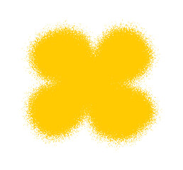 Obraz premium Clover Spray Blob Grunge Stencil