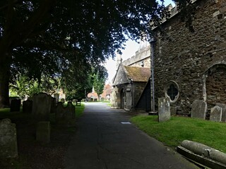 Obraz premium Rye, June 2026: A visit to the beautiful medieval village of Rye, overlooking the River Rother in East Sussex, England
