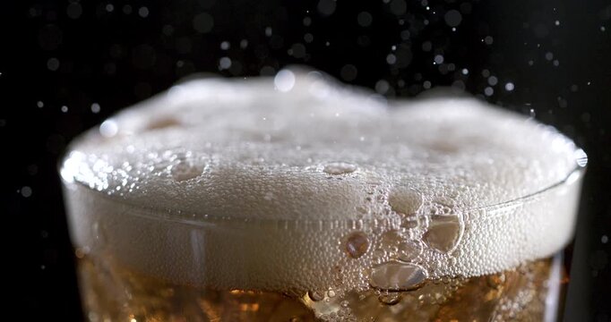 Capturing bubbles and foam in slow motion with high speed recording