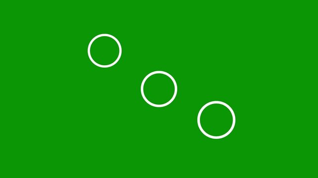 On green screen background, modern circle burst motion graphics featuring a shiny pop up line firework explosion with flat vector cartoon shape blast overlay video element 4k.