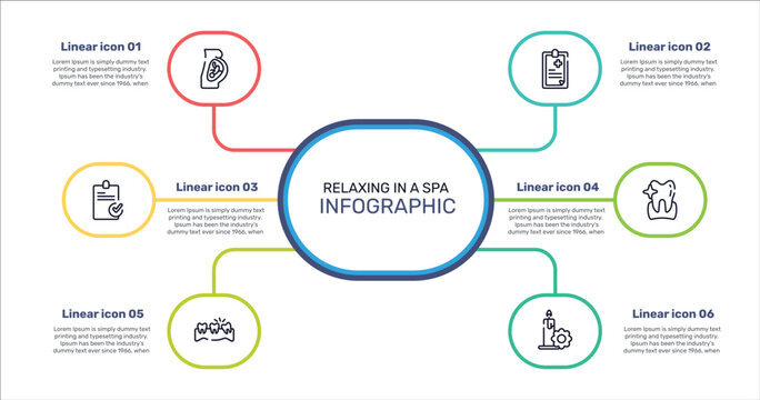 relaxing in a spa outline icon set featuring fetus, clinic history, whitening, misaligned icons.