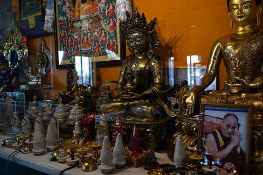 Buddhist temple Tubden Darzhalin datsan in Ust-Ordynsky, Irkutsk oblast, Russia.