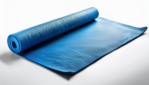 mat for fitness isolated on white background available