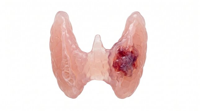 Human Thyroid Gland Nodule Patological Anatomical Model