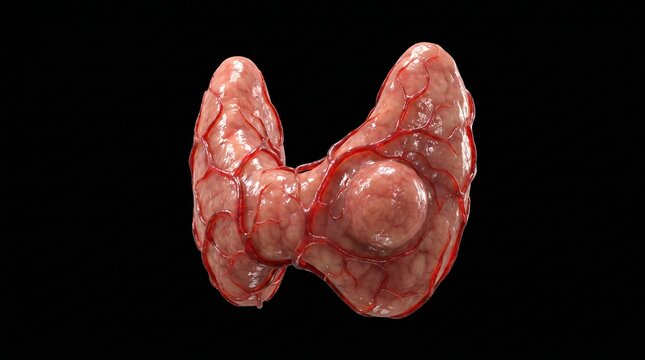 Human Thyroid Gland Nodule Patological Anatomical Model