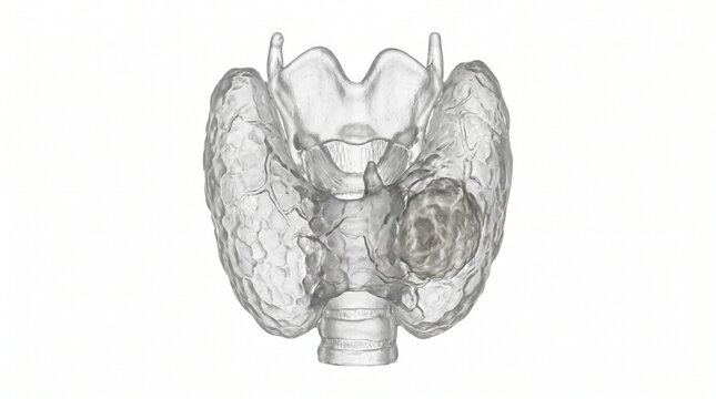 Human Thyroid Gland Nodule Patological Anatomical Model