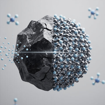 Abstract Microstructure Transformation of Metal Hydride During Hydrogen Absorption