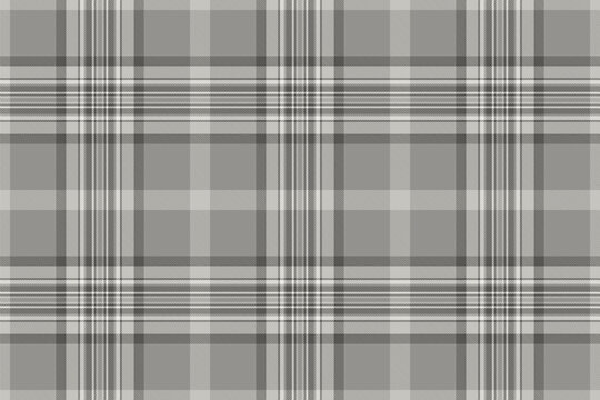 A vintage tartan plaid pattern with a balanced check structure and grey and vintage gray tones. The seamless textile background recreates a woven fabric look with a natural decorative character.