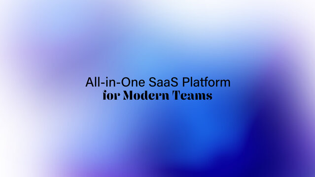 Animated SaaS Website Promo and App Presentation Animation Template